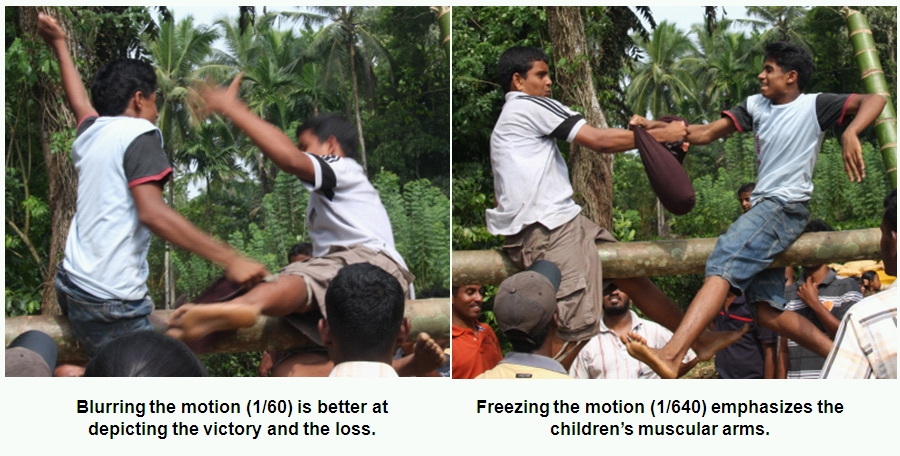 Different ways to demonstrate motion